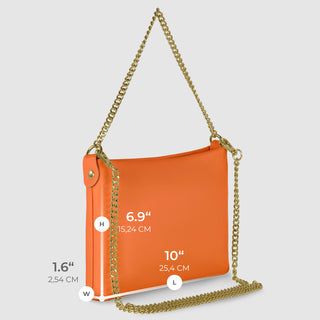 Italian Full-Grain Leather Crossbody Bag | Mantova - Glamourous Grace