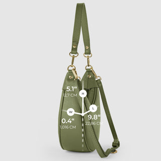 Italian Full-Grain Leather Shoulder Bag | Verona