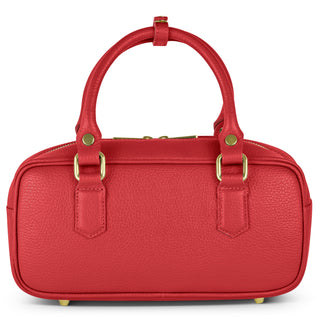 Italian Full-Grain Leather Top-Handle Bag | Venezia - Glamourous Grace