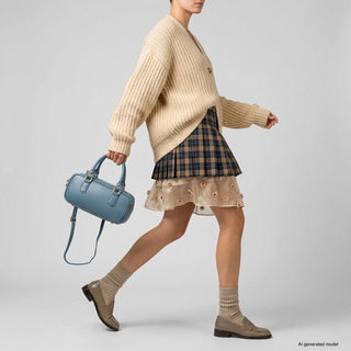 Italian Full-Grain Leather Top-Handle Bag | Venezia - Glamourous Grace