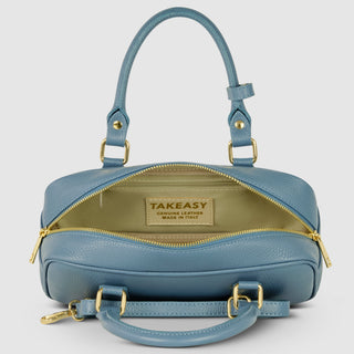 Italian Full-Grain Leather Top-Handle Bag | Venezia - Glamourous Grace