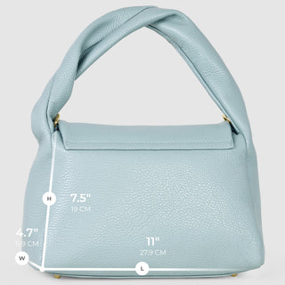 Italian Full-Grain Leather Top-Handle Bag | Perugia - Glamourous Grace