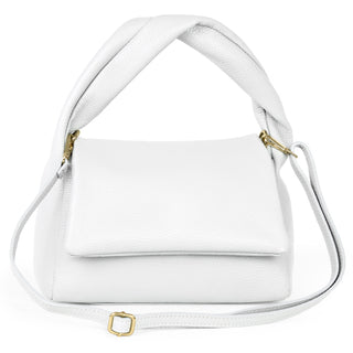 Italian Full-Grain Leather Top-Handle Bag | Perugia - Glamourous Grace