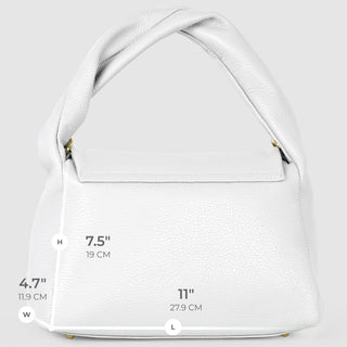 Italian Full-Grain Leather Top-Handle Bag | Perugia - Glamourous Grace