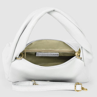 Italian Full-Grain Leather Top-Handle Bag | Perugia - Glamourous Grace