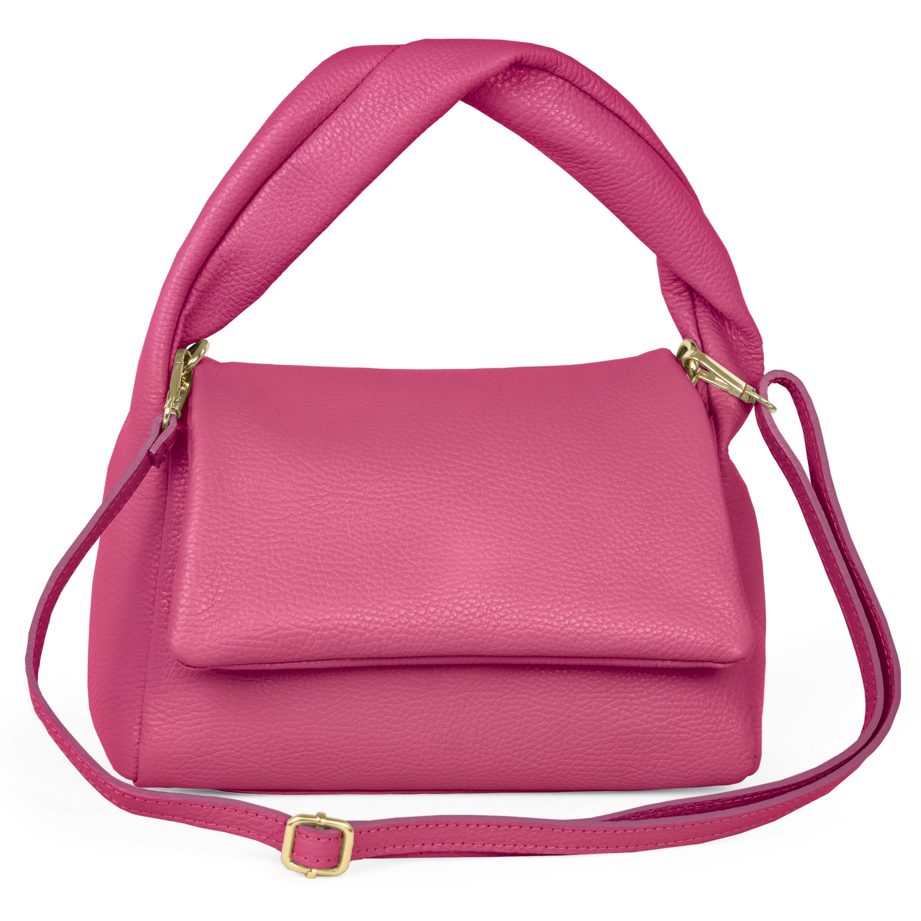 Italian Full-Grain Leather Top-Handle Bag | Perugia - Glamourous Grace