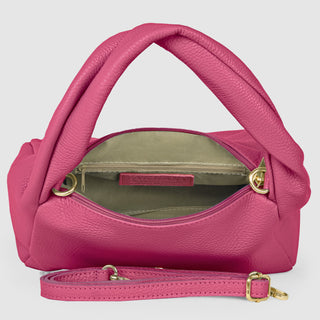 Italian Full-Grain Leather Top-Handle Bag | Perugia - Glamourous Grace