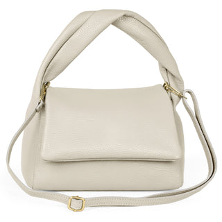 Italian Full-Grain Leather Top-Handle Bag | Perugia - Glamourous Grace