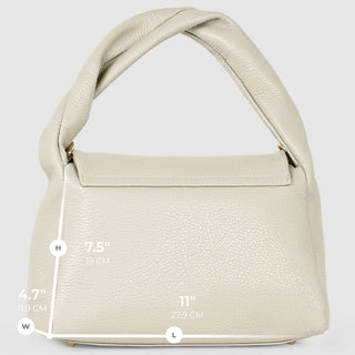 Italian Full-Grain Leather Top-Handle Bag | Perugia - Glamourous Grace