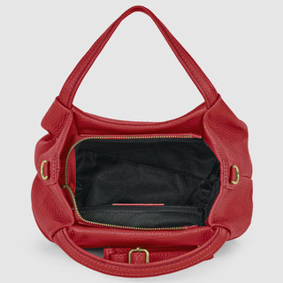 Italian Full-Grain Leather Top-Handle Bag | Lucca - Glamourous Grace