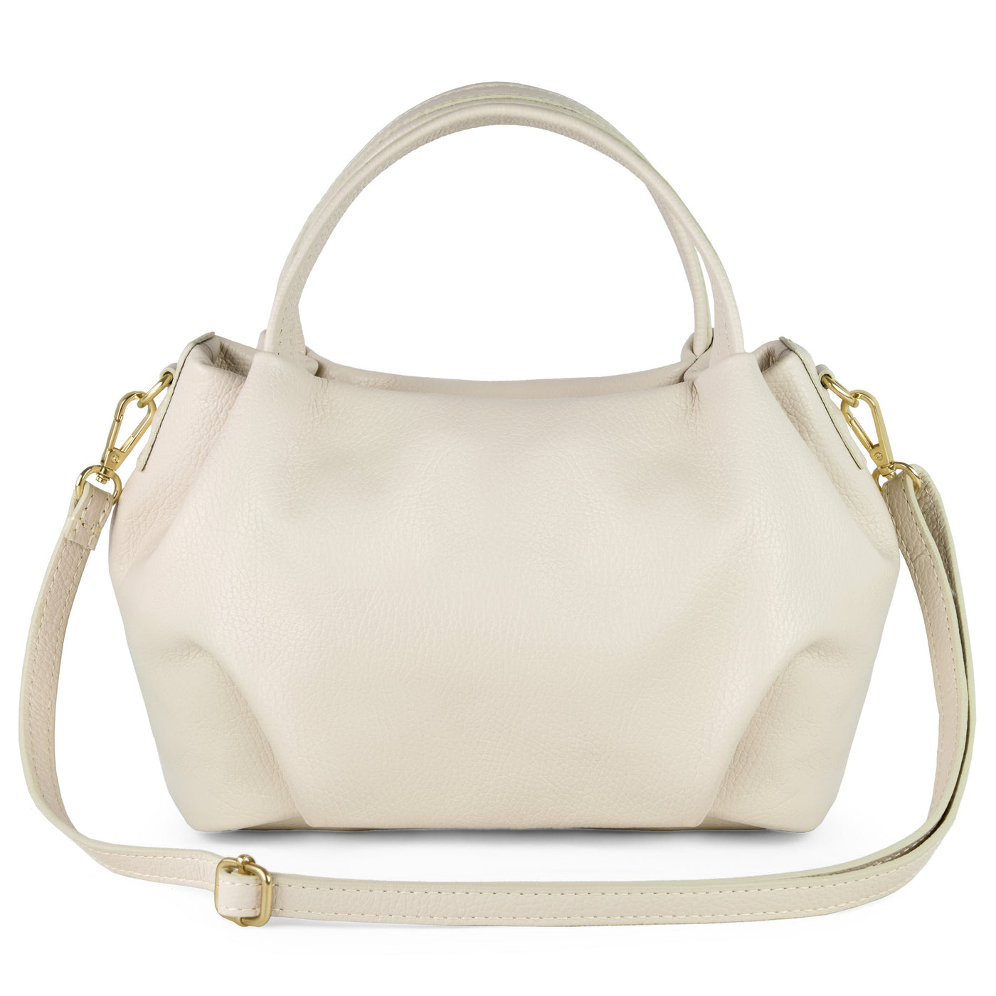 Italian Full-Grain Leather Top-Handle Bag | Lucca - Glamourous Grace