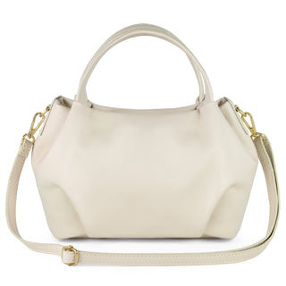Italian Full-Grain Leather Top-Handle Bag | Lucca - Glamourous Grace