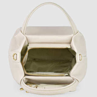 Italian Full-Grain Leather Top-Handle Bag | Lucca - Glamourous Grace