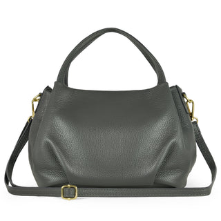 Italian Full-Grain Leather Top-Handle Bag | Lucca - Glamourous Grace