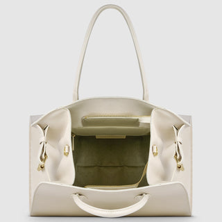 Italian Full-Grain Leather Top-Handle Bag | Asti - Glamourous Grace
