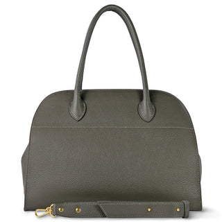 Italian Full-Grain Leather Top-Handle Bag | Asti - Glamourous Grace
