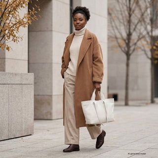 Italian Full-Grain Leather Tote Bag | Torino - Glamourous Grace