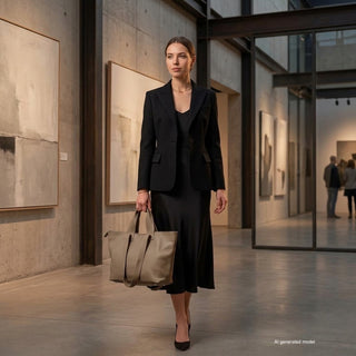 Italian Full-Grain Leather Tote Bag | Torino - Glamourous Grace
