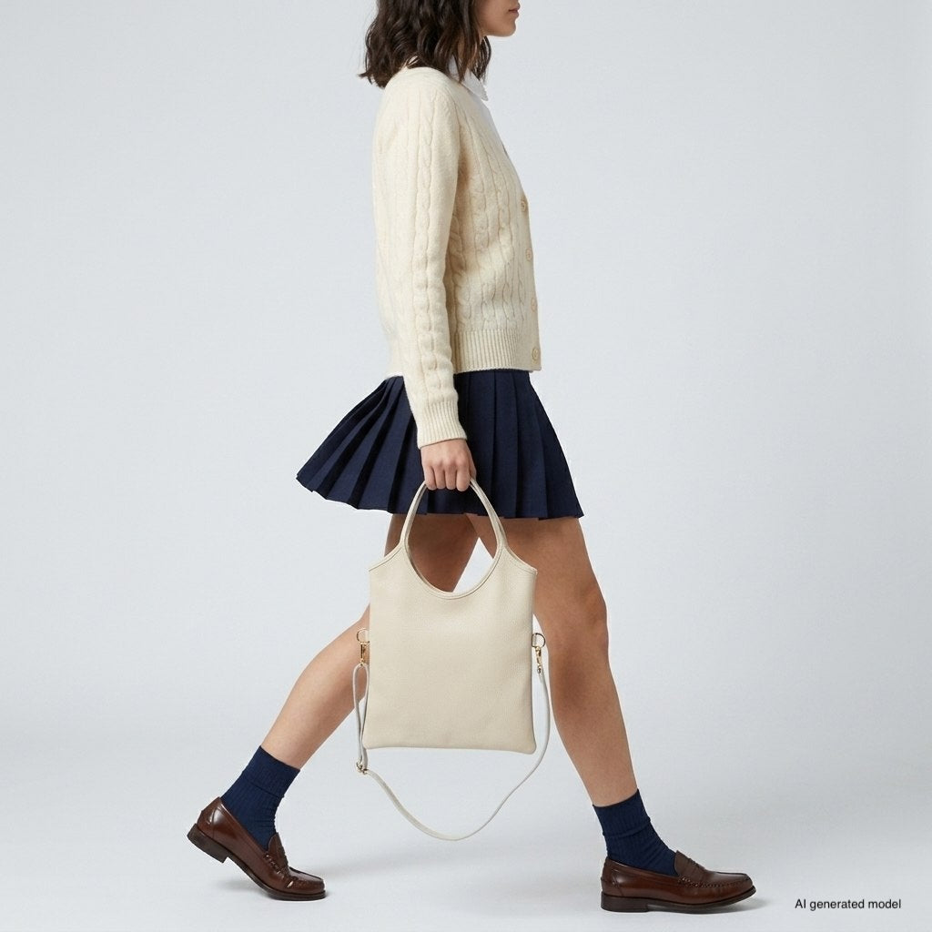 Italian Full-Grain Leather Tote Bag | Matera - Glamourous Grace