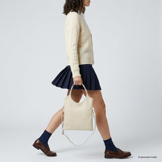 Italian Full-Grain Leather Tote Bag | Matera - Glamourous Grace