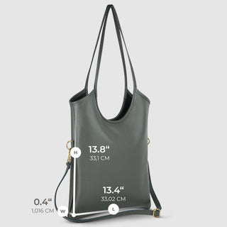 Italian Full-Grain Leather Tote Bag | Matera - Glamourous Grace