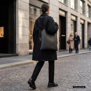 Italian Full-Grain Leather Tote Bag | Matera - Glamourous Grace