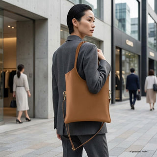 Italian Full-Grain Leather Tote Bag | Matera - Glamourous Grace