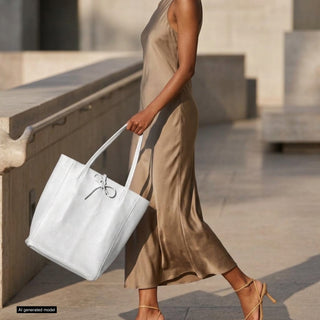 Italian Full-Grain Leather Tote Bag | Firenze - Glamourous Grace