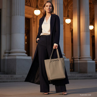 Italian Full-Grain Leather Tote Bag | Firenze - Glamourous Grace