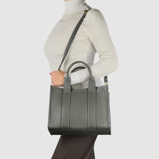 Italian Full-Grain Leather Tote Bag | Monza - Glamourous Grace