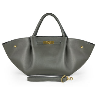 Italian Full-Grain Leather Tote Bag | Cosenza - Glamourous Grace
