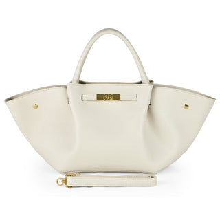 Italian Full-Grain Leather Tote Bag | Cosenza - Glamourous Grace