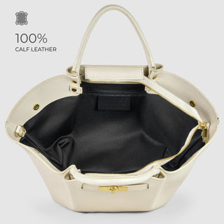 Italian Full-Grain Leather Tote Bag | Cosenza - Glamourous Grace