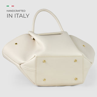 Italian Full-Grain Leather Tote Bag | Cosenza - Glamourous Grace
