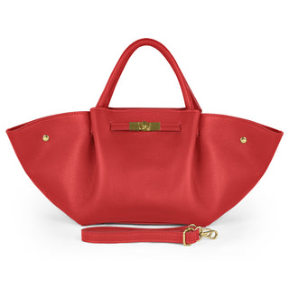 Italian Full-Grain Leather Tote Bag | Cosenza - Glamourous Grace