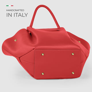 Italian Full-Grain Leather Tote Bag | Cosenza - Glamourous Grace