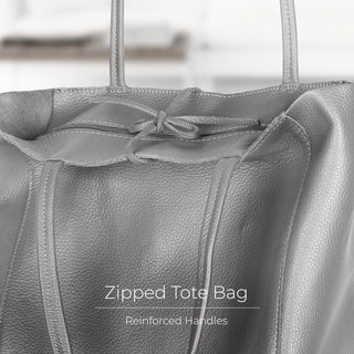 Italian Full-Grain Leather Tote Bag | Firenze - Glamourous Grace