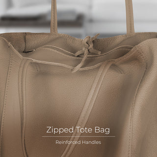 Italian Full-Grain Leather Tote Bag | Firenze - Glamourous Grace