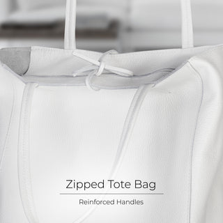 Italian Full-Grain Leather Tote Bag | Firenze - Glamourous Grace