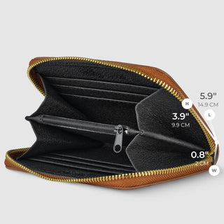 Italian Full-Grain Leather Wallet | Bolzano - Glamourous Grace
