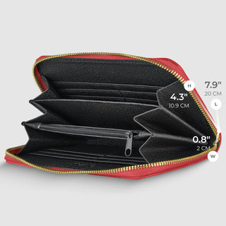 Italian Full-Grain Leather Wallet | Vicenza - Glamourous Grace
