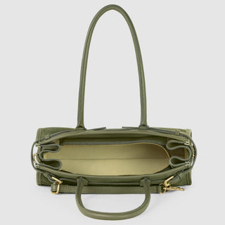 Italian Genuine Suede & Full-Grain Leather Shoulder Bag | Lodi - Glamourous Grace