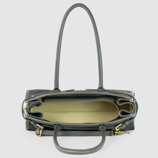 Italian Genuine Suede & Full-Grain Leather Shoulder Bag | Lodi - Glamourous Grace