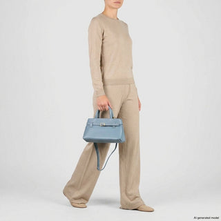 Italian Full-Grain Leather Top-Handle Bag | Cervia - Glamourous Grace