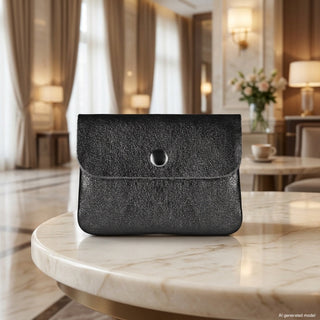 Italian Genuine Metallic Suede Wallet | Assisi - Glamourous Grace