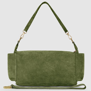 Italian Genuine Suede Shoulder Bag | Sondrio - Glamourous Grace