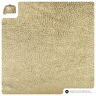 Italian Metallic Full-Grain Leather Crossbody Bag | Napoli - Glamourous Grace