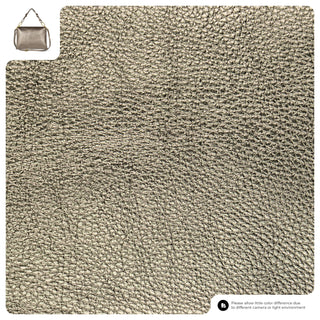 Italian Metallic Full-Grain Leather Shoulder Bag | Prato - Glamourous Grace