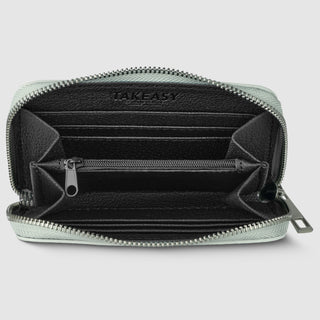 Italian Metallic Full-Grain Leather Wallet | Ancona - Glamourous Grace