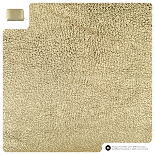 Italian Metallic Full-Grain Leather Wallet | Ancona - Glamourous Grace
